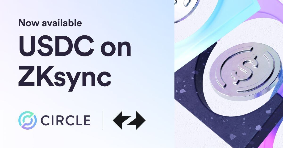 Native USDC Now Available on ZKsync