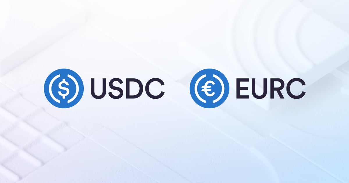 USD Coin and Euro Coin are now exclusively: USDC and EURC