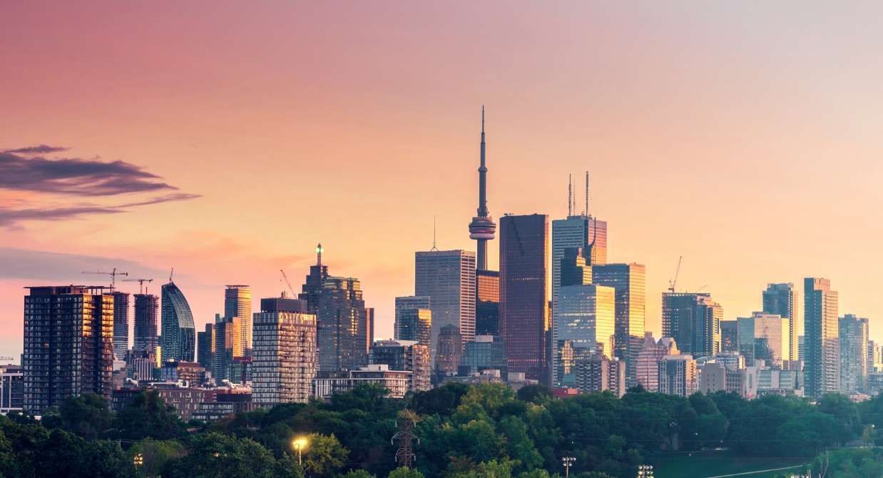 Photo of Canadian skyline