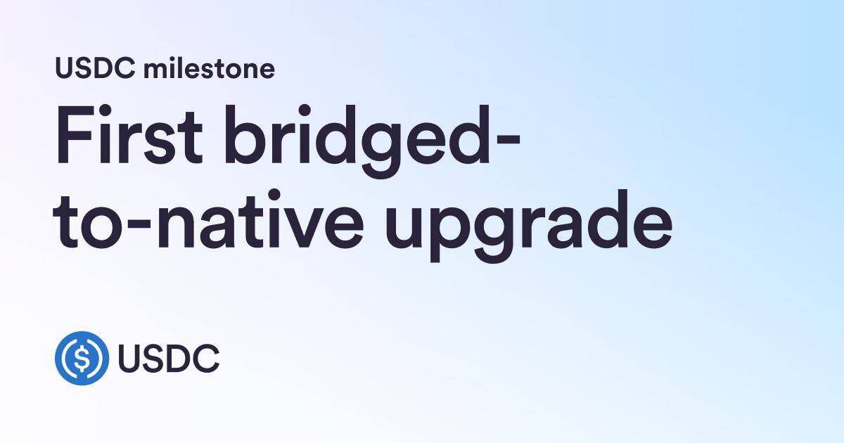 Native USDC is coming to Linea with the industry’s first bridged-to-native upgrade